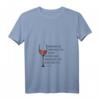 Damen Wein T-Shirt mit V-Ausschnitt – Lustiges Geschenk für Weinliebhaberinnen, perfekt für Muttertag, Weihnachten & Co.