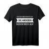 Aufregen Aufregung Nicht Ich Rege Mich Auf Andere T-Shirt – Lustiges Back- und Küchen-Shirt für Mutter, Oma & Backliebhaber zum Geburtstag oder Weihnachten