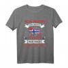 Ich Muss Gar Nichts Ich Muss Nur Nach Norwegen T-Shirt – Lustiges Elch-Motiv für Norwegen-Urlauber & Campingfreunde