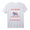 Ich Muss Gar Nichts Ich Muss Nur Nach Norwegen T-Shirt – Lustiges Elch-Motiv für Norwegen-Urlauber & Campingfreunde