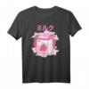 Funny Retro 90s Japanese Kawaii Erdbeermilch Shake Carton T-Shirt – Perfekt für Manga-, Anime- und Otaku-Fans
