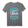 Ich habe eine verrückte Tante Patentante Geschenk T-Shirt – Lustiges Design für Nichte, Neffe, Damen und Herren zu Weihnachten & Geburtstag