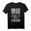 Motorradfahrer T-Shirt Biker Werden Nicht Grau Das Ist Chrom - Auffälliges Motorrad Outfit für Herren bei Touren