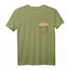 Lustiges Pommes Frites T-Shirt mit Tasche – Für Pommes-Fans & Fast Food Liebhaber, witziges Geschenkidee