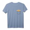 Lustiges Pommes Frites T-Shirt mit Tasche – Für Pommes-Fans & Fast Food Liebhaber, witziges Geschenkidee