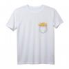 Lustiges Pommes Frites T-Shirt mit Tasche – Für Pommes-Fans & Fast Food Liebhaber, witziges Geschenkidee
