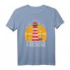 Ich muss gar nichts, ich muss nur nach Usedom Damen und Kinder T-Shirt – Ostsee Geschenkidee mit Leuchtturm und Möwen