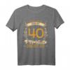 HapDeer T-Shirt - Nicht Jeder Kann Mit 40 So Gut Aussehen Lustiges Geschenk für Mutter oder Frau