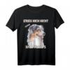 Australian Shepherd T-Shirt mit Spruch 'Stress mich Nicht sonst Sheberd`s' – Lustiges Geschenk für Hundehalter, Züchter & Australian Shepherd Fans