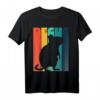 Octodon Degus Spruch Vintage Silhouette Retro T-Shirt – Lustiges Degu Motiv für Tierliebhaber & Geschenkidee
