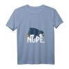 Nö Nicht heute Fauler Pinguin Lustiges Meme T-Shirt mit V-Ausschnitt – Perfekt für faule Tage & Tierliebhaber