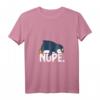 Nö Nicht heute Fauler Pinguin Lustiges Meme T-Shirt mit V-Ausschnitt – Perfekt für faule Tage & Tierliebhaber