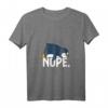 Nö Nicht heute Fauler Pinguin Lustiges Meme T-Shirt mit V-Ausschnitt – Perfekt für faule Tage & Tierliebhaber