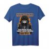 Hauptsache der Frühe Vogel trinkt nicht meinen Kaffee - Witziges Kaffee & Katzen T-Shirt für Morgenmuffel, Kaffee-Fans & Schichtarbeiter