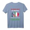 Toskana Urlaub Spruch T-Shirt – Ich muss nicht in Therapie, ich muss einfach zurück in die Toskana mit italienischer Karte als Geschenk
