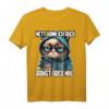Lustiges Katzen Spruch T-Shirt - Ironisches & Witziges Statement für Morgenmuffel, Kollegen & Tierliebhaber