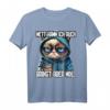 Lustiges Katzen Spruch T-Shirt - Ironisches & Witziges Statement für Morgenmuffel, Kollegen & Tierliebhaber