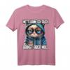 Lustiges Katzen Spruch T-Shirt - Ironisches & Witziges Statement für Morgenmuffel, Kollegen & Tierliebhaber