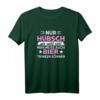 Nur hübsch sein reicht nicht, man muss auch Bier trinken - Pink T-Shirt mit Spruch für Frauen, ideal für Partys und gesellige Anlässe