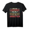 Ruhestand Auch Eine Legende Geht Mal In Rente - Lustiges Pensionär T-Shirt für Rentner & Humorvolle Geschenke