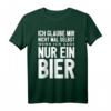 Bier Bierliebhaber T-Shirt - Lustiges Party Spruch Geschenk für Biertrinker und Partygänger