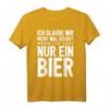 Bier Bierliebhaber T-Shirt - Lustiges Party Spruch Geschenk für Biertrinker und Partygänger