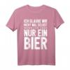 Bier Bierliebhaber T-Shirt - Lustiges Party Spruch Geschenk für Biertrinker und Partygänger