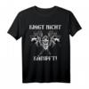 Klagt nicht, Kämpft Wikinger T-Shirt mit Odin und Raben – Perfekt für Mittelaltermarkt, Wikinger Cosplay & nordische Mythologie Fans