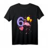 Kinder 6. Geburtstag Mädchen Flamingo T-Shirt – Lustiges Geburtstagsoutfit für 6-jährige Mädchen, Tochter, Nichte & Enkeltochter