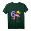 Kinder 6. Geburtstag Mädchen Flamingo T-Shirt – Lustiges Geburtstagsoutfit für 6-jährige Mädchen, Tochter, Nichte & Enkeltochter