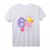 Kinder 6. Geburtstag Mädchen Flamingo T-Shirt – Lustiges Geburtstagsoutfit für 6-jährige Mädchen, Tochter, Nichte & Enkeltochter