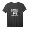 Gamer altern nicht sie leveln - Lustiges Zocker T-Shirt zum Geburtstag für Gamer und Gaming-Enthusiasten