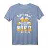 Bier Saufen HapDeer T-Shirt - Lustiges Biertrinker Outfit mit Spruch für Partys, Oktoberfest & Bierliebhaber