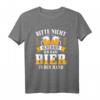 Bier Saufen HapDeer T-Shirt - Lustiges Biertrinker Outfit mit Spruch für Partys, Oktoberfest & Bierliebhaber