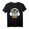 Ich Hör' Dich Nicht Ich Zocke Gamer Geschenk T-Shirt - Lustiges Gaming T-Shirt für Gamer und Zocker-Fans