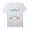 Lederhose brauch ich nicht. Bin nur zum Saufen hier Bier T-Shirt – Lustiges Party Oberteil für Männer bei Volksfesten und Biertrinken