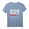 Triathlet T-Shirt - Für Sportler, die an ihre Grenzen gehen | Perfektes Geschenk für Triathleten zu Geburtstag, Weihnachten oder Wettkampf