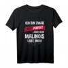 Malinois T-Shirt mit lustigem Spruch – Perfektes Geschenk für Hundehalter, Hundebesitzer & Malinois Fans zu Weihnachten & Geburtstag