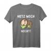 Lustiges Faultier T-Shirt mit Spruch 'Hetz Mich Nicht' – Perfekt als Geschenk für Faulpelze, Arbeit & Büro, Vatertag & Geburtstag