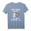 Dart 20. Geburtstag Spruch Ich Bin Nicht 20 Ich Bin Doppel 10 T-Shirt – Originelles Geschenk für Dartspieler zum Jubiläum & Turnier