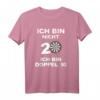 Dart 20. Geburtstag Spruch Ich Bin Nicht 20 Ich Bin Doppel 10 T-Shirt – Originelles Geschenk für Dartspieler zum Jubiläum & Turnier