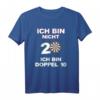 Dart 20. Geburtstag Spruch Ich Bin Nicht 20 Ich Bin Doppel 10 T-Shirt – Originelles Geschenk für Dartspieler zum Jubiläum & Turnier