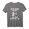 Dart 20. Geburtstag Spruch Ich Bin Nicht 20 Ich Bin Doppel 10 T-Shirt – Originelles Geschenk für Dartspieler zum Jubiläum & Turnier