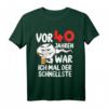 Herren T-Shirt zum HapDeer - Lustiges Geschenk mit Spruch 'Vor 40 Jahren war ich mal der Schnellste' für Männer, Papa, Ehemann & Opa
