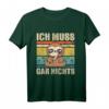 Ich muss gar nichts! Sarkastisches Faultier T-Shirt für Menschenfeinde, Misanthropen & Humorliebhaber