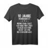 10 Jahre verheiratet nur 2 Fehler höre nicht 10. Hochzeitsjubiläum T-Shirt – Lustiges Geschenk zum 10. Hochzeitstag