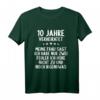 10 Jahre verheiratet nur 2 Fehler höre nicht 10. Hochzeitsjubiläum T-Shirt – Lustiges Geschenk zum 10. Hochzeitstag