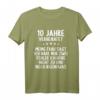 10 Jahre verheiratet nur 2 Fehler höre nicht 10. Hochzeitsjubiläum T-Shirt – Lustiges Geschenk zum 10. Hochzeitstag