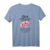Tinker Damen T-Shirt mit Spruch - Glück kann man nicht anfassen, aber man kann sein Pferd streicheln - Perfekt für Reiterinnen & Pferdeliebhaberinnen