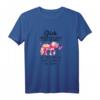 Tinker Damen T-Shirt mit Spruch - Glück kann man nicht anfassen, aber man kann sein Pferd streicheln - Perfekt für Reiterinnen & Pferdeliebhaberinnen